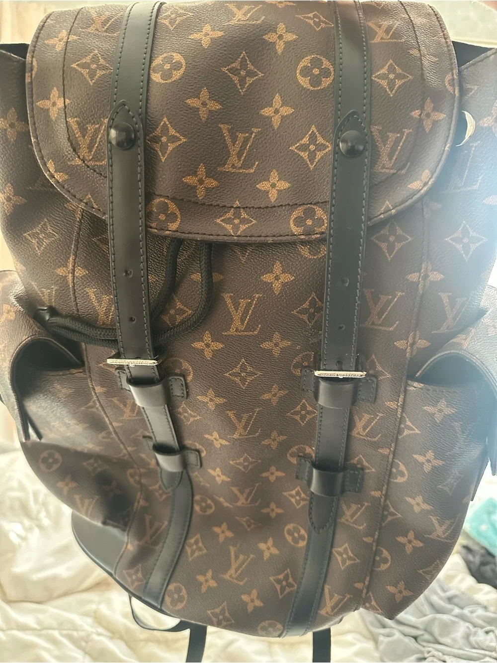 Louis Vuitton Christopher PM Monogram Macassar Backpack (2016)